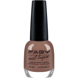 Faby Nagellak Footprints On The Beach Dames 15 Ml Vegan Taupe
