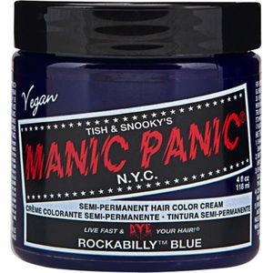Manic Panic Semi permanente haarverf Rockabilly Blue Classic Blauw