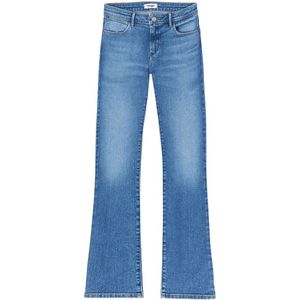 Wrangler W28b4736y Bootcut Jeans Blauw 36 / 32 Vrouw