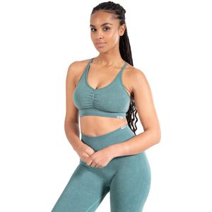 Smilodox Vrouwen sport bh batik scrunch geschikt voor sportschool, fitness, hardlopen