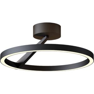 Plafondlamp Oregon Zwart Led Ø 33cm