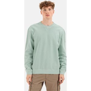 camel active Sweater gemaakt van katoen - Maat menswear-XXL - Groen