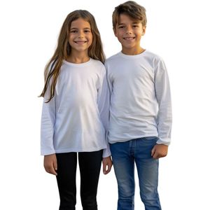 Trendyol Poederzwart 2-Pack 100% Katoenen Bedrukte, Normale, Gebreide T-Shirt Met Lange Mouwen Voor Meisjes Tkdaw25Ts00000