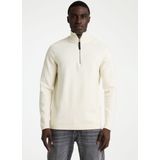 CHASIN' - Oscar Half Zip - Trui - Off-White