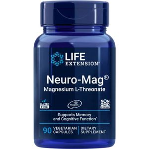 Life Extension - Neuro-Mag® - Magnesium L-Threonaat - 667 mg - 90 Vegan Capsules - Voedingssupplementen