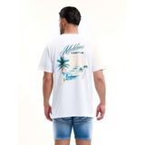 Malelions - Yacht T-Shirt - Wit - Katoen