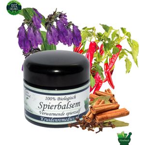 Spierbalsem - Verwarmende spierzalf 50 ml - Kruidenremedies