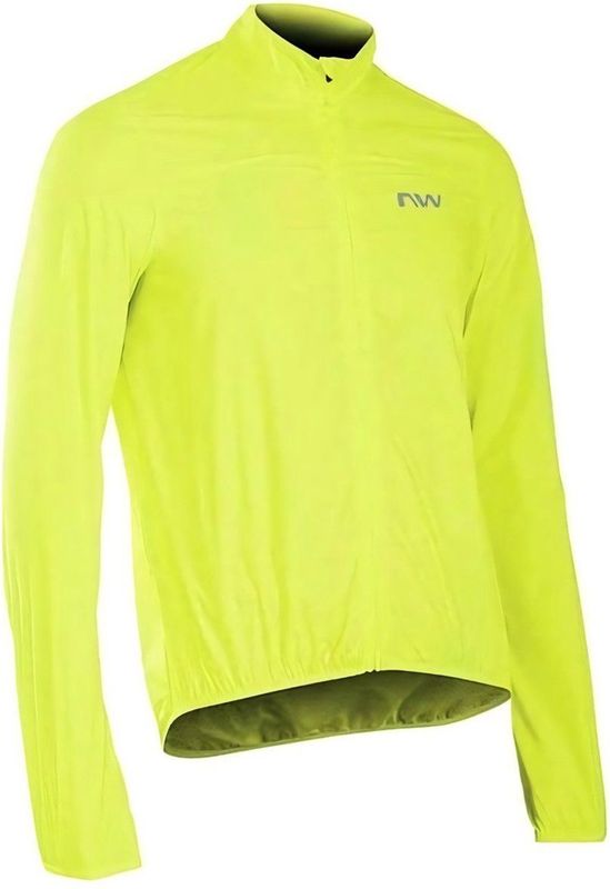 Fietsjack Northwave Men Breeze 2 Jacket Yellow Fluo-XXS