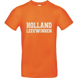T-shirt Leeuwinnen - Maat 3XL - Oranje - Nederlands vrouwenelftal - Holland