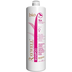 Raywell - Tea - Shampoo tegen Haaruitval - Voor Vrouwen - 1000 ml - Zonder Parabenen & SLS