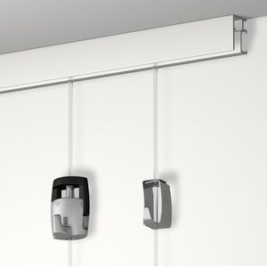 Artiteq - Newly R10 - Professionele Ophangrail voor Schilderijen - Wit - 36 Meter Ophangsysteem Zonder Boren