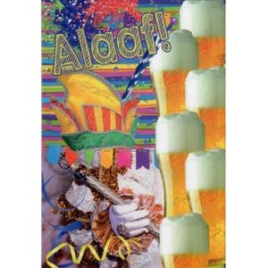 Alaaf! Een feestelijke kaart speciaal voor Carnaval. De biertjes staan al klaar en het feest kan beginnen! Fijne Carnaval! Een kleurrijke kaart met de mooie steek! Een dubbele wenskaart inclusief envelop en in folie verpakt.