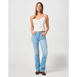 Wrangler Damesjeans bootcut, bootcut-fit, bootcut pijpen, Pale & Worn, 26W x 32L