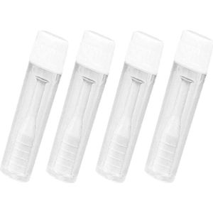 Contactlenzen Zuignap - Set van 4 Stuks - Lenzen Verwijderaar - Lenzen Zuignap - Transparant/Wit
