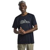 Jack Wolfskin - Peak Graphic - T-shirt - Groen - 100% Gerecycled Polyester