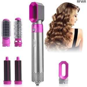 RFWR® Professionele heteluchtborstel set met 5 opzetstukken, 1000 W multi-styler voor drogen en stylen