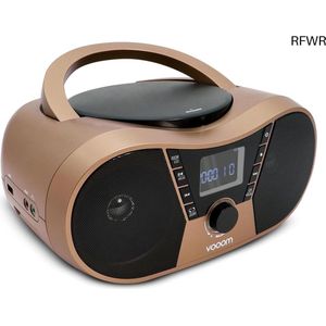 RFWR® CD-speler met FM-radio, USB-poort en slaapfunctie