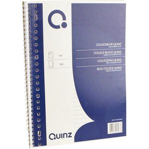 Quinz - Collegeblok A4 - 23 Rings - 5 stuks