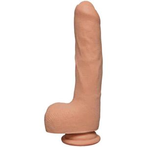 Doc Johnson Uncut D - Realistische ULTRASKYN Dildo met Ballen - 22 cm flesh