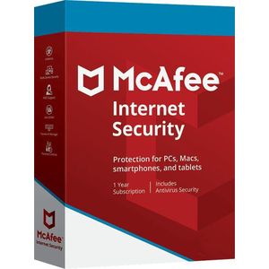 McAfee Internet Security 2022 - 1 Apparaat - 1 jaar