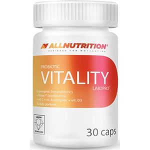 Allnutrition | Probiotica Vitality LAB2PRO | 30 capsules 30 servings | Supplement | Darmflora | Met vit. C,B-complex en D. | Spijsvertering | Nutriworld