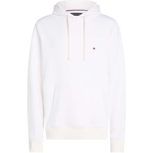 Tommy Hilfiger - Essentiële Terry - Capuchon Sweatshirt - Wit - Volwassen