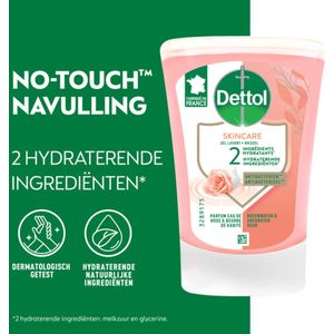 Dettol - Wasgel Navulling - Skincare - Rozenwater & Sheaboter - 250 ml - 1 stuk