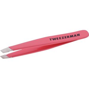 Tweezerman - Mini Slant Tweezer - Pincet - Geranium
