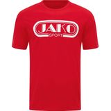 Jako - Retro T-Shirt - Rood - Heren