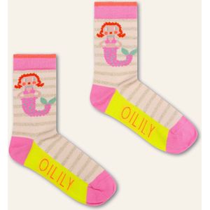 Oilily - Mermaid calf socks - Wit - 23-25
