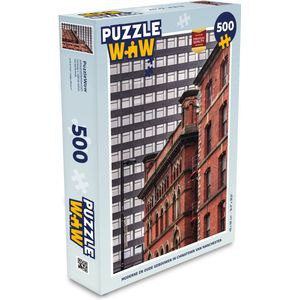 Puzzel Moderne en oude gebouwen in Chinatown van Manchester - Legpuzzel - Puzzel 500 stukjes