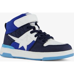 Blue Box hoge jongens sneakers blauw met ster - Maat 22 - Uitneembare zool