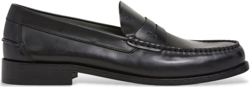 Hackett - Chesfield Loafer - Leren Loafers - Zwart - Plat