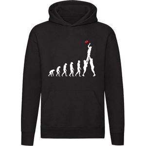 Rugby evolutie | sport | teamsport | Unisex | Trui | Hoodie | Sweater | Capuchon