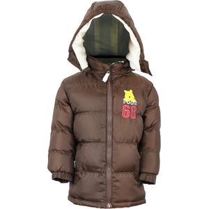 Disney's Winnie de Pooh winterjas, gewatteerd, bruin, maat 74