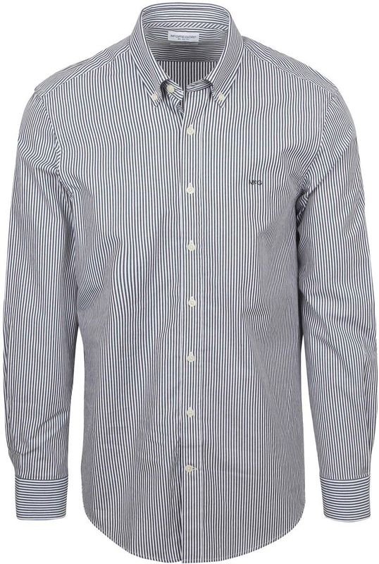 McGregor - Overhemd - Donkerblauw - Poplin - Casual