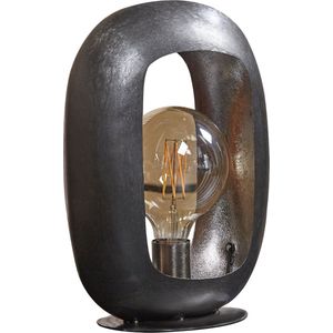 Tafellamp Arch l | 1 lichts | zwart nikkel | 27x10x35 cm | modern design | woonkamer / kantoor | metaal | sfeerverlichting