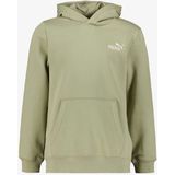 Puma ESS 2 Color Small NO. 1 Logo kinder hoodie groen - Maat 176