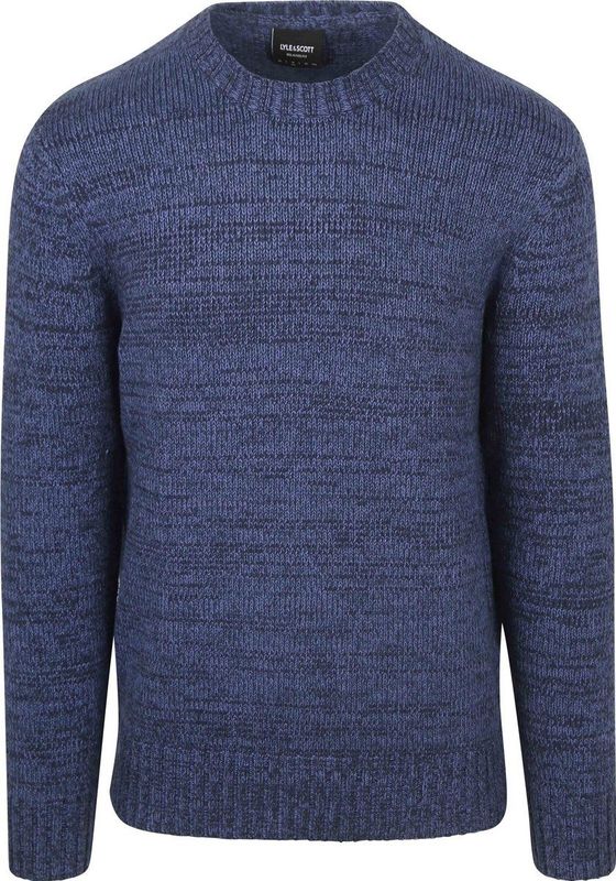 Lyle & Scott - Mid Knits Multi Marl - Trui - Blauw