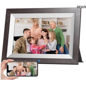 RFWR® Digitale Fotolijst 10,1 inch Wifi - 32 GB - HD IPS-touchscreen met auto-rotatie en Multimedia Delen