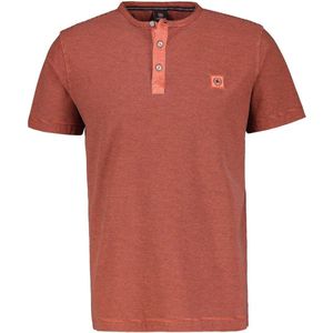 Lerros T-shirt Serafino Met Knopen 2423910 327 Mannen Maat - XXL