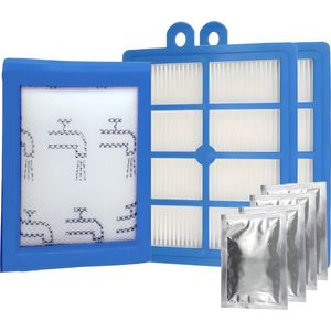 Filter set geschikt voor AEG UltraCaptic, LX9-1, LX9-2 - HEPA en schuim/spons motor filter - met geurzakjes - Vervanging onderdeel AUSK10 AEF 137