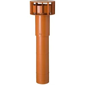 Ubbink Multivent dakdoorvoer Ø 131mm terracotta 270m³/h - lengte 750mm