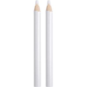 2pcs White Nail Pencil Nail Whitening Pencils French Art Manicure Pen DIY Dot Line Pattern Nail Art Supplies