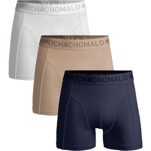 Muchachomalo Heren Boxershorts – 3 Pack – Maat XL – 95% Katoen – Mannen Onderbroeken