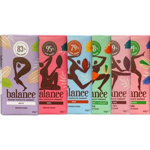 Balance | Mix Chocolade Reep | Voordeelpakket | 6 x Balance Tablet