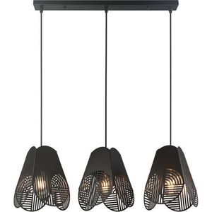 Design hanglamp zwart 3-lichts - Brussels