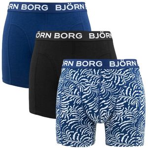 Björn Borg - 3-pack - Boxershorts - Zwart en Blauw - Heren