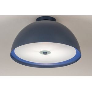 Lumidora Plafondlamp 73819 - Plafonniere - BANDRA - E27 - Blauw - Metaal - ⌀ 41 cm