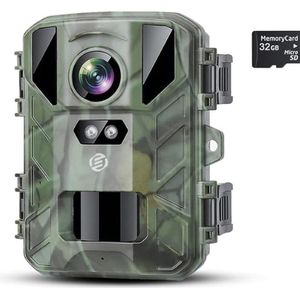 Equivera Wildcamera met Nachtzicht - Wildcamera - Wildcamera voor Buiten - Jachtcamera - Bewegingssensor - Nachtzicht